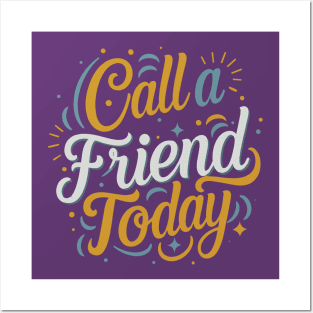 National Call a Friend Day – December Posters and Art